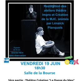 Spectacles des ateliers théâtre de la MJC