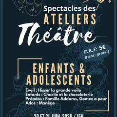 Spectacles des ateliers théâtre enfants et adolescents à Figeac