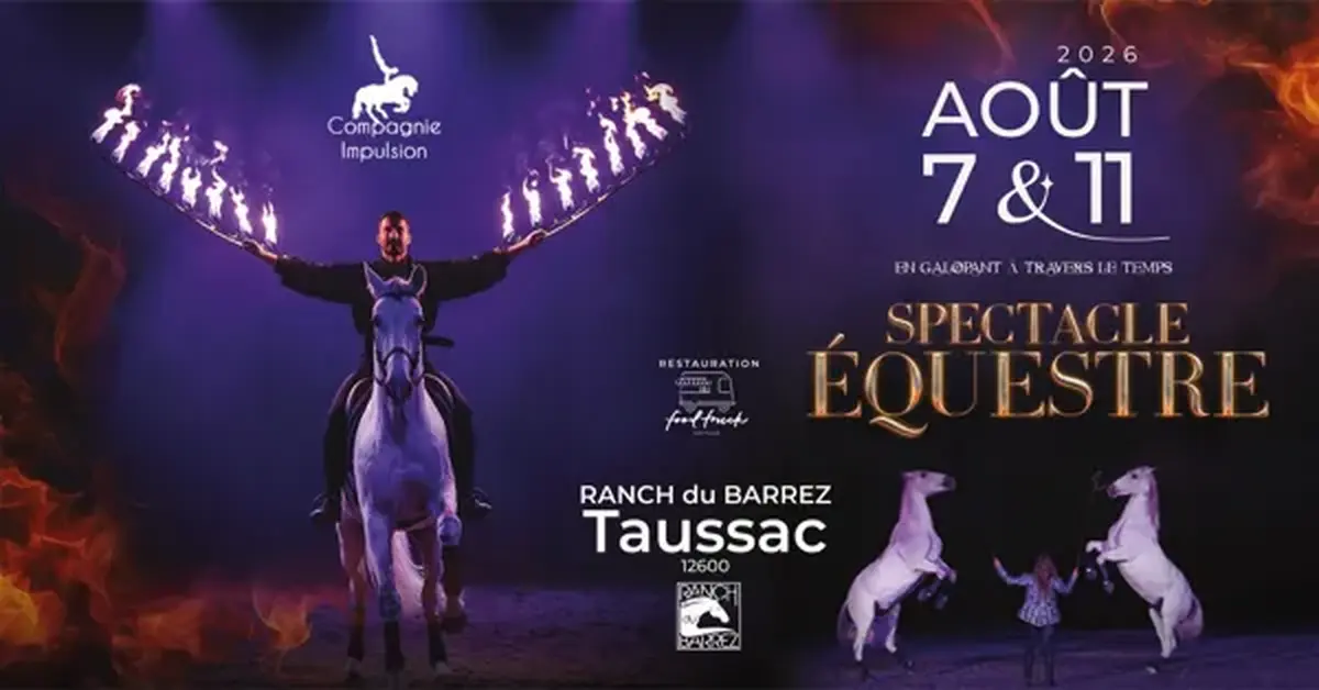Spectacles équestres En galopant à travers le temps avec la compagnie Impulsion