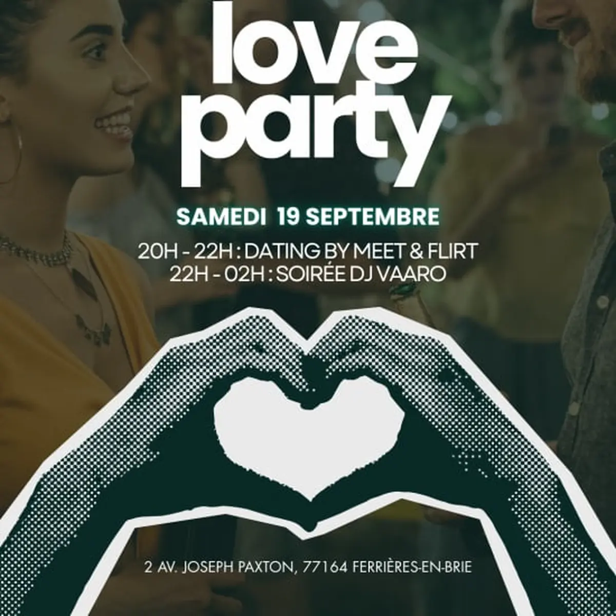 Speed Dating + DJ PARTY  Crystal (77) X Meet & Flirt