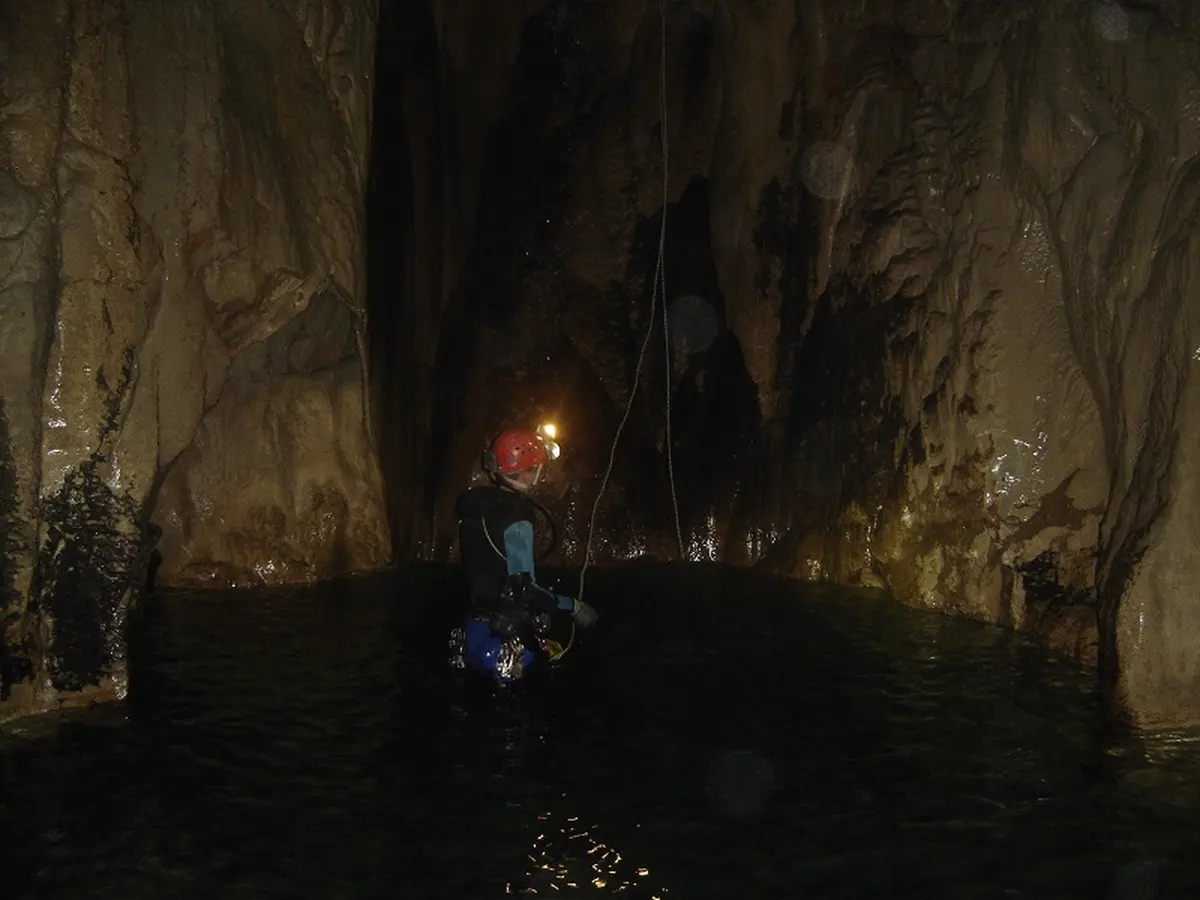 Spéléo journée, traversée aquatique de la petite Bidouze