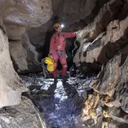 Spéléologie dans la Grotte de Vicdessos (09)