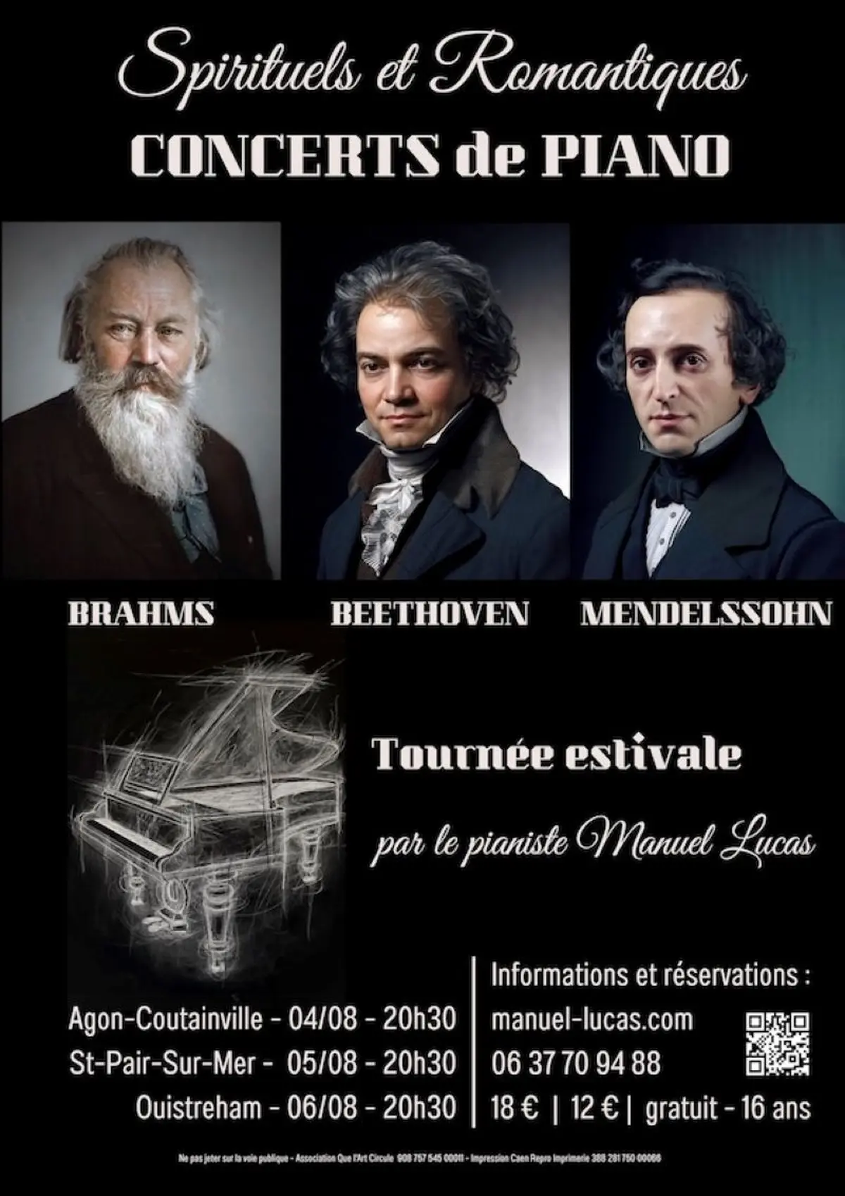 Spirituels et Romantiques au piano