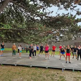 Sport à la plage de Donville les Bains
