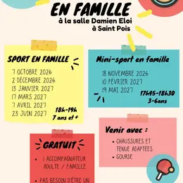Sport en famille avec l'accueil de loisirs Villedieu Intercom