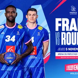Sport - Rencontre internationale handball - Qualification MEN'S EHF EURO 2028 / FRANCE ROUMANIE
