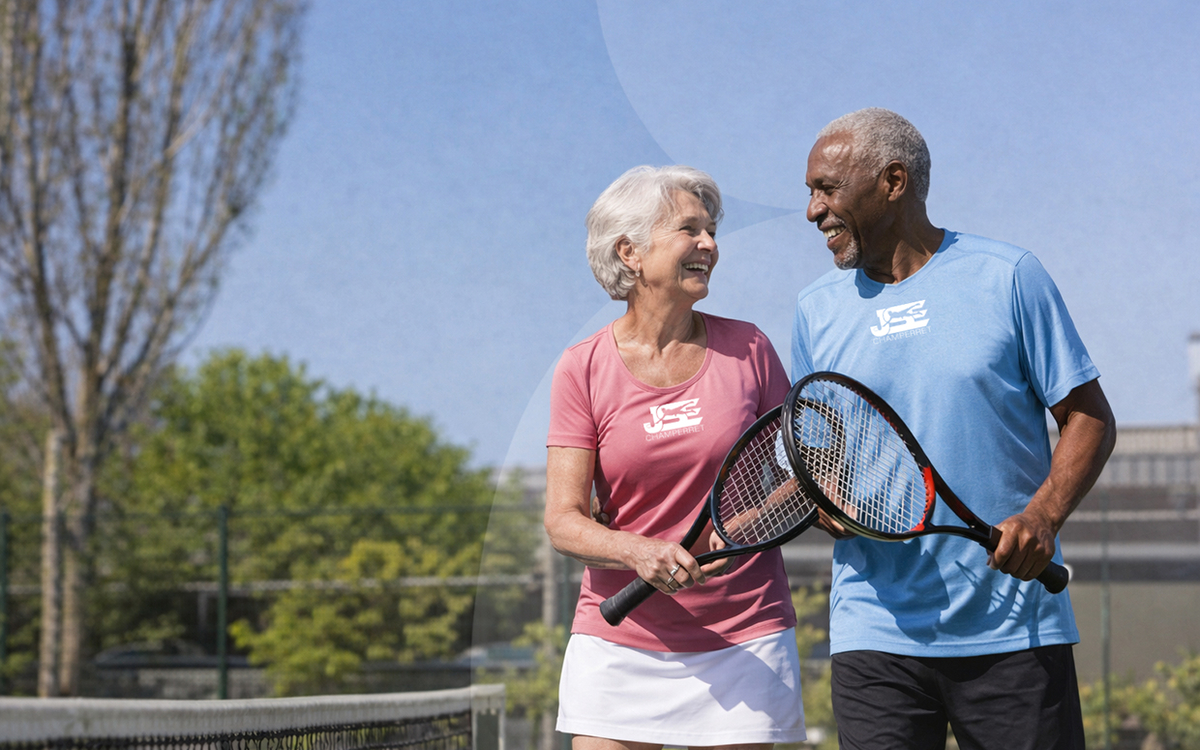 Sport seniors en plein air : Tennis Santé au tennis Marguerite Broquedis