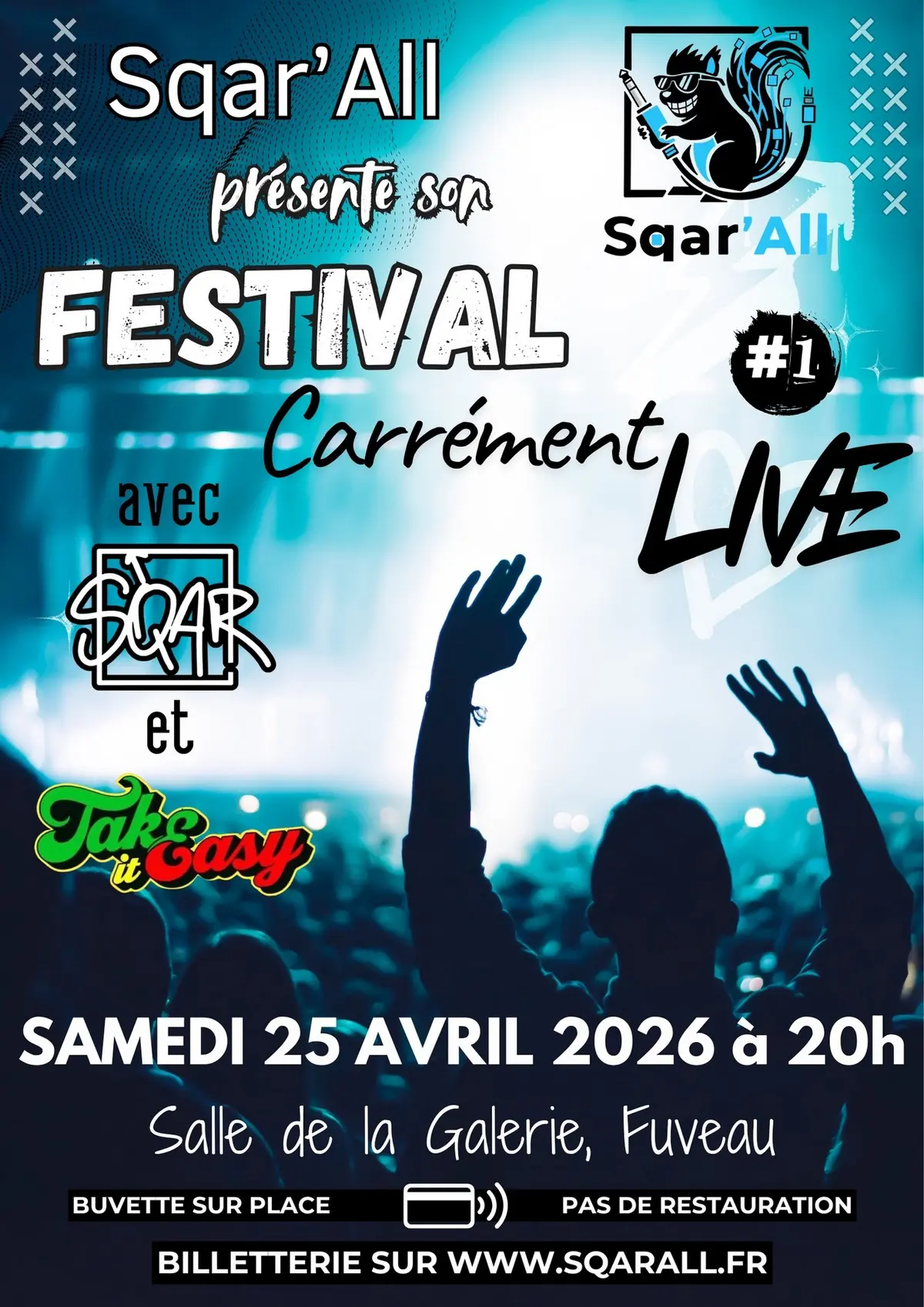 Sqar'all présente son festival Carrément Live