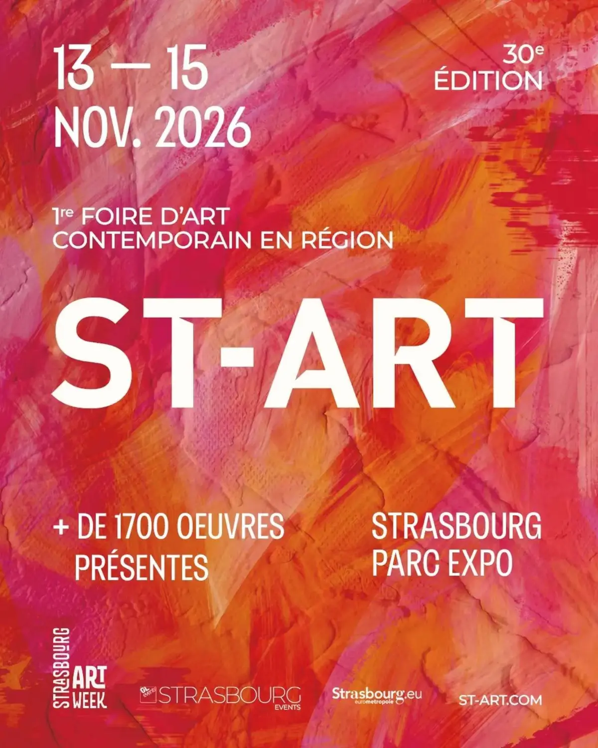 ST-ART Strasbourg 2026 : le programme de la foire d'art contemporain du 12 au 15 novembre