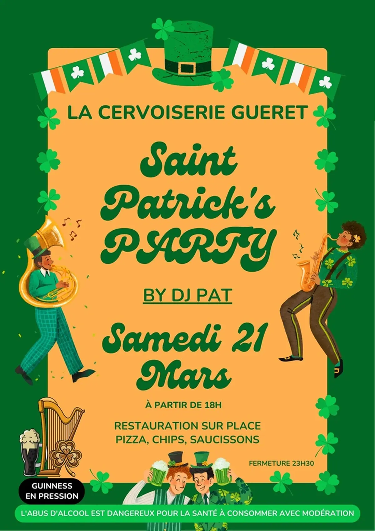 St Patrick's party à la Cervoiserie