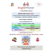 Stage anglais winter party