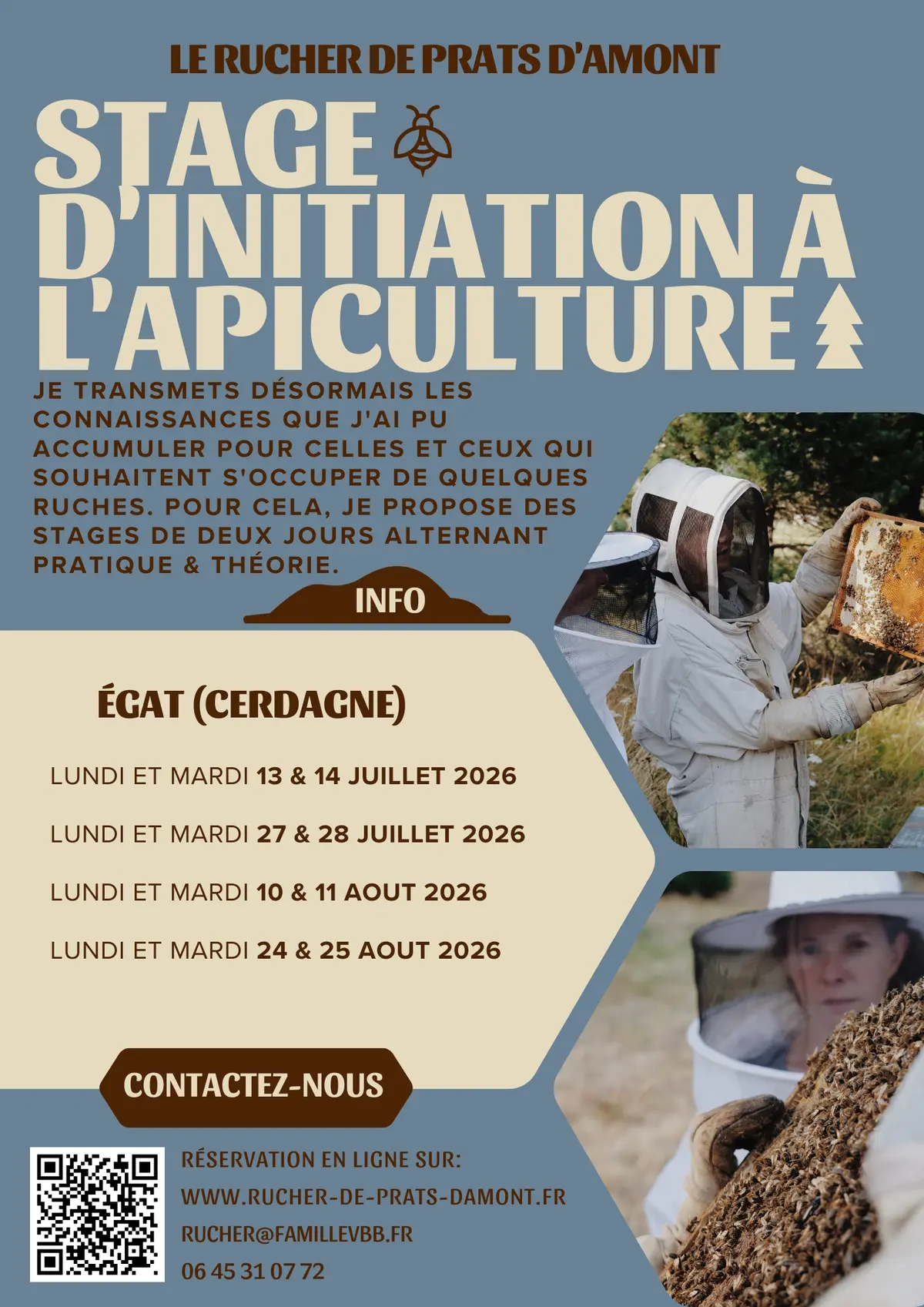 Stage Apiculture - Initiation à L'Apiculture