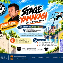 Stage Art Du Déplacement (yamakasi) Avec Un Des Acteurs Et Fondateurs Yamakasi à Partir De 9 Ans