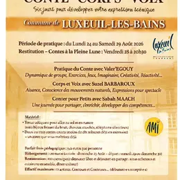 Stage artistique : Conte, corps, voix