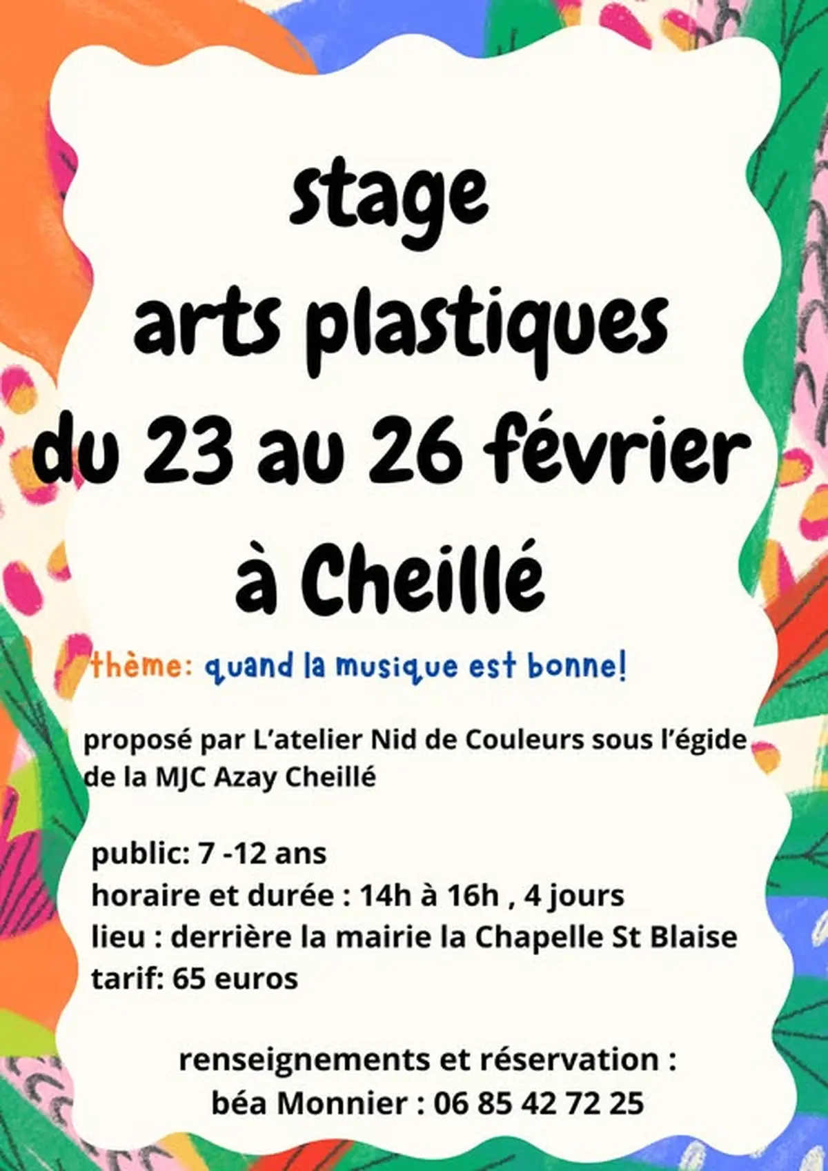 Stage arts plastiques Quand la musique est bonne
