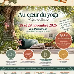 Stage : Au coeur du yoga, préparer l'hiver