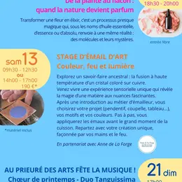 Stage au Prieuré des Arts au mois de Juin à Saint-Rémy