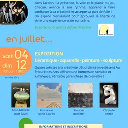 Stage au Prieuré des Arts au mois de juin et juillet à Saint-Rémy