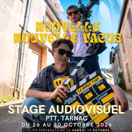 Stage audio-visuel pour les  11-15 ans : réaliser un court métrage