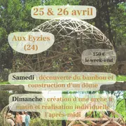Stage bambou : dôme, arches, mini-zone