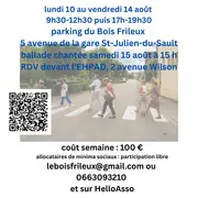 Stage Chants sur les Gens de St-Ju