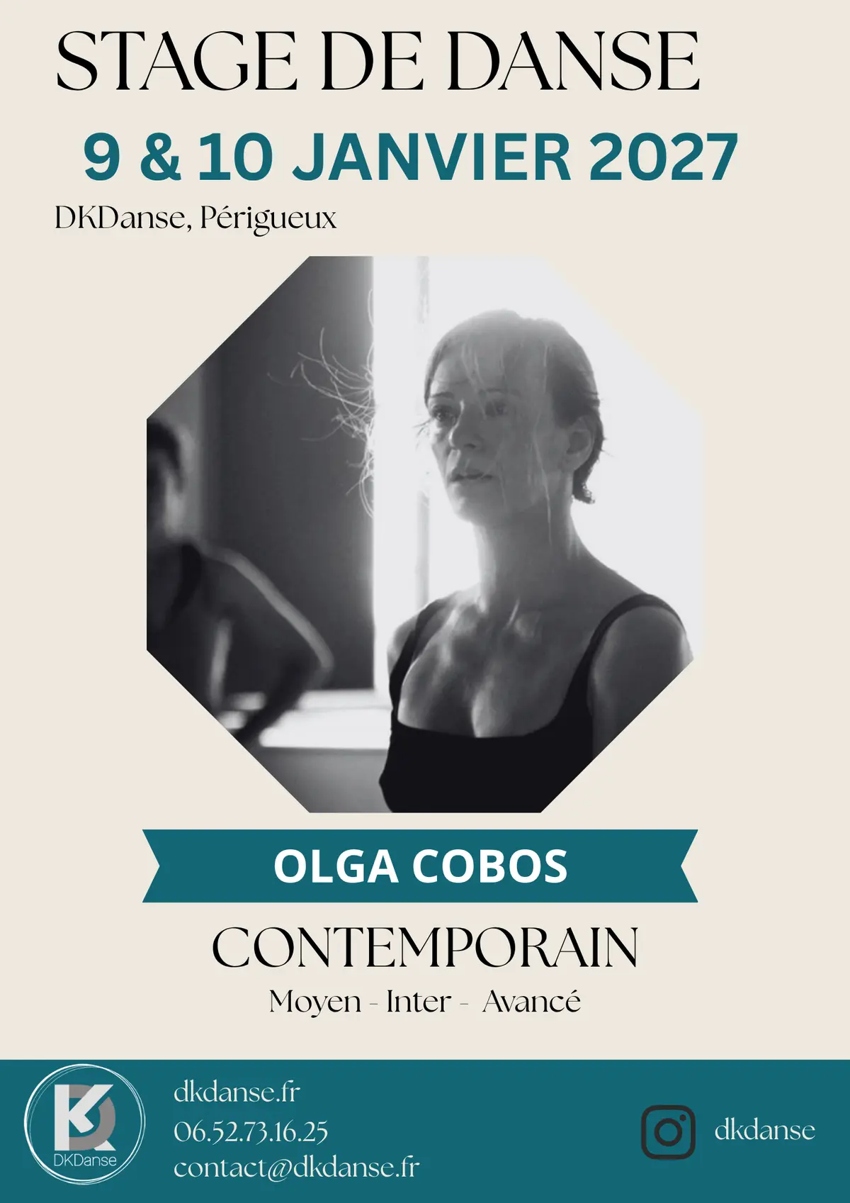 Stage Contemporain - Olga COBOS - DKDanse