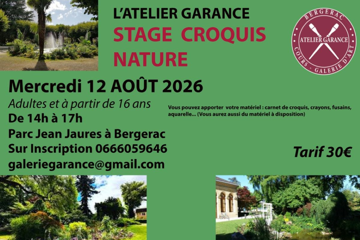Stage croquis nature