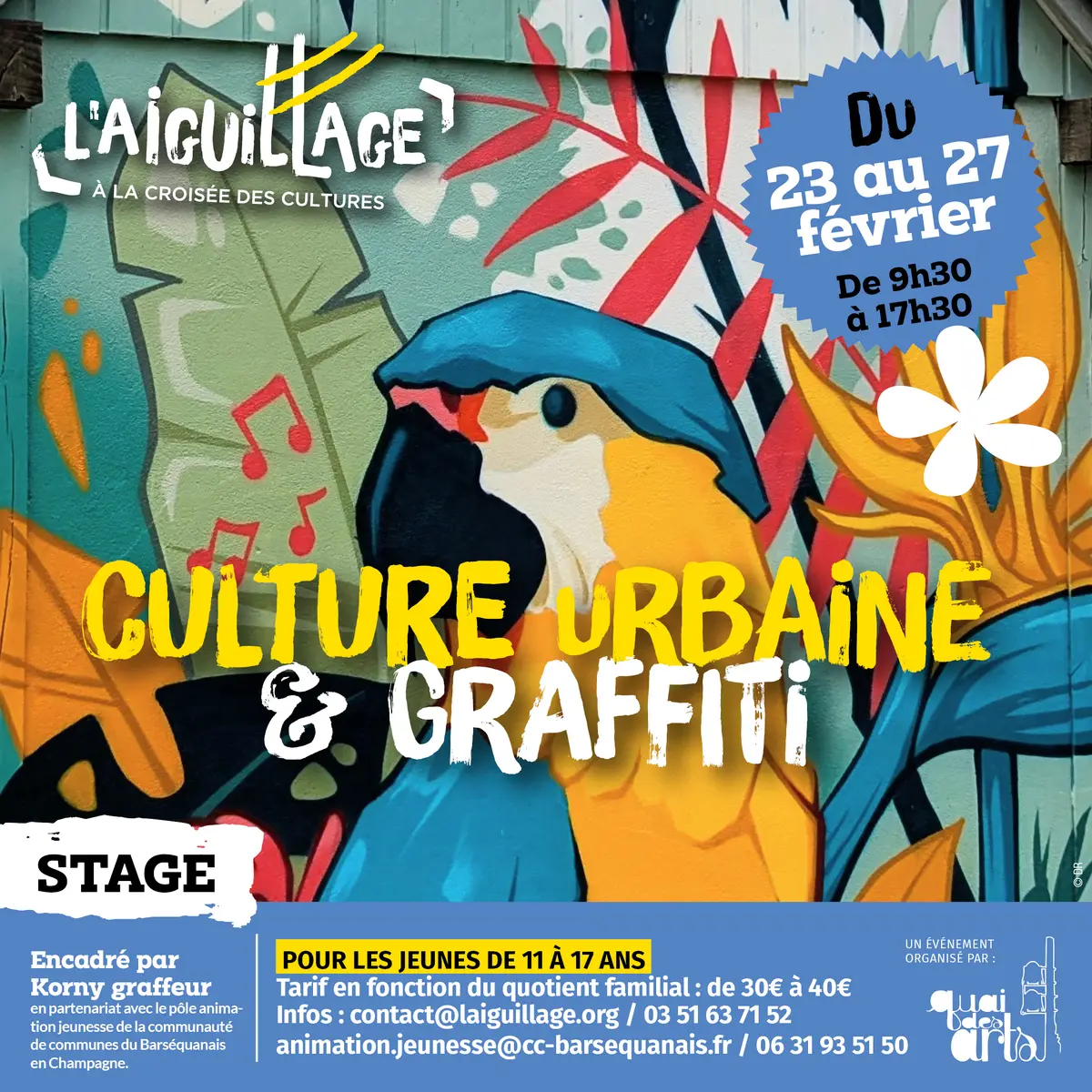 Stage culture urbaine &amp; graffiti