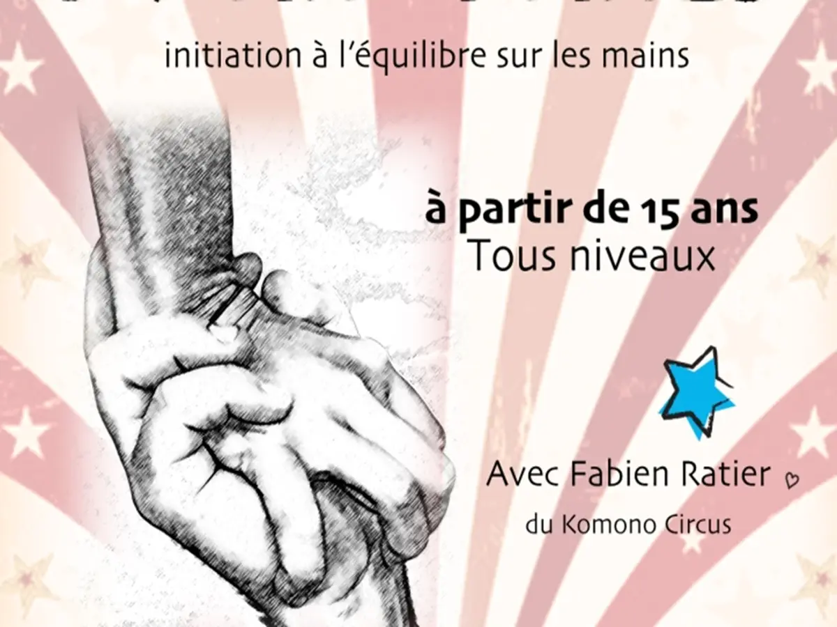 Stage d'acro-portés : initiation à l'équilibre sur les mains