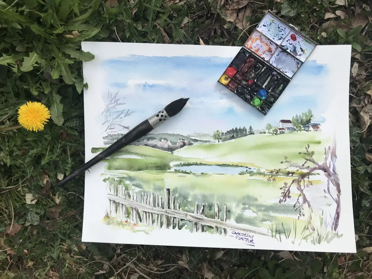 Stage d'Aquarelle : Aqu'Augne