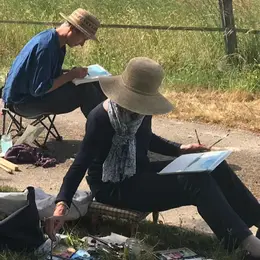 Stage d'aquarelle avec Laurence Dufieux