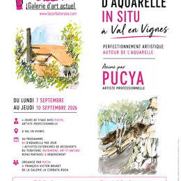 Stage d'aquarelle avec Pucya