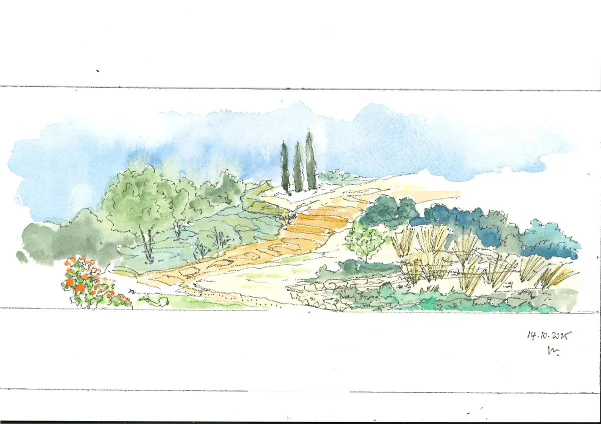 Stage d'aquarelle : La Sainte-Victoire en majesté