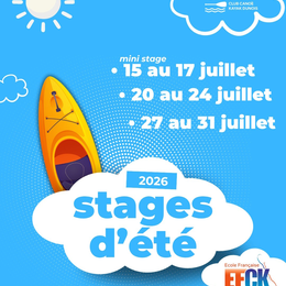 Stage d'été Canoë-kayak