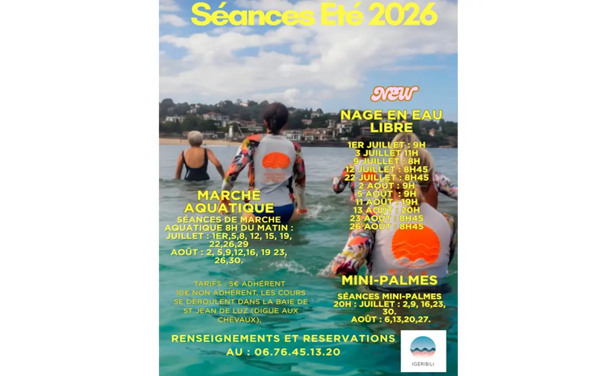 Stage d'été: Marche aquatique