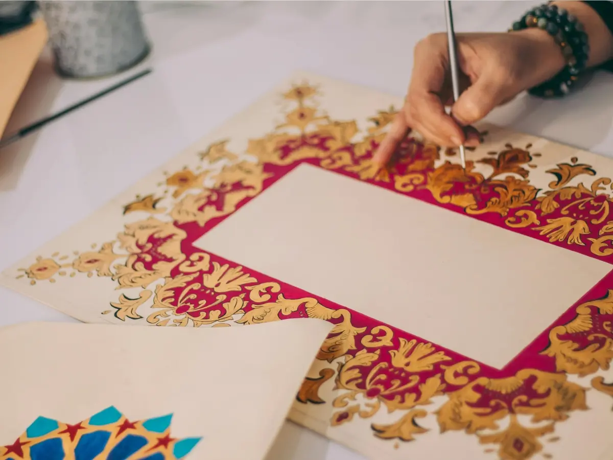 Stage d'initiation à l'enluminure