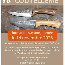 Stage d'initiation à la coutellerie
