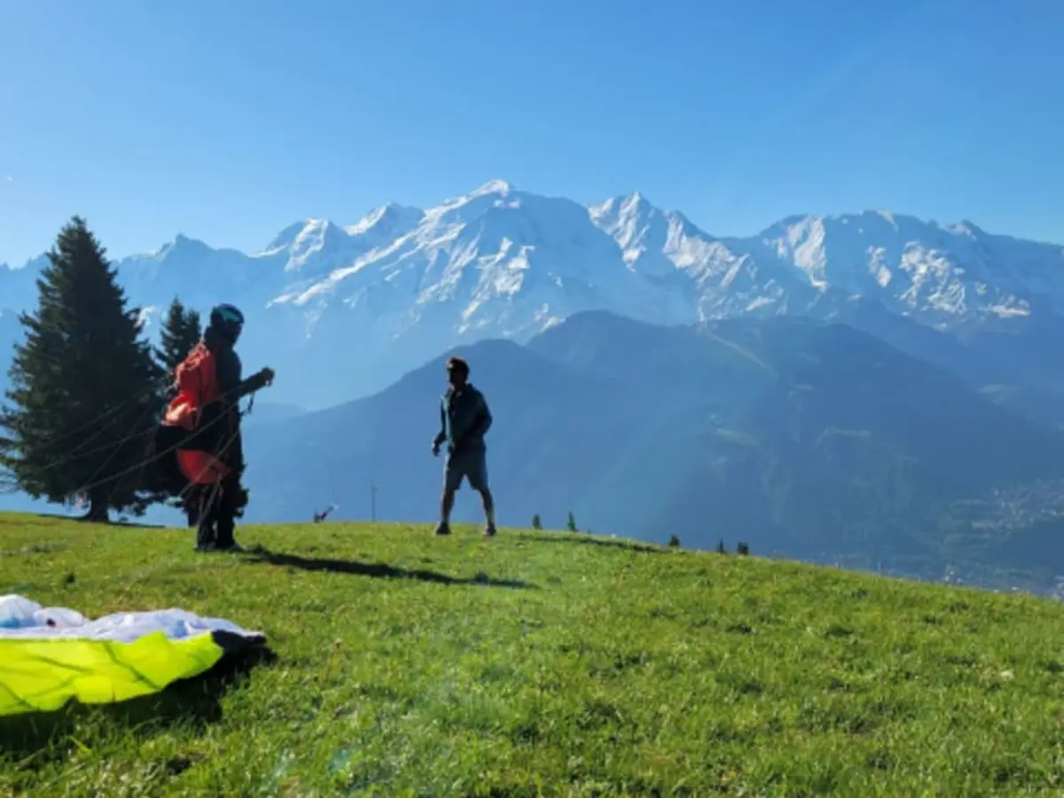 Stage d'initiation au parapente à Cordon (74)