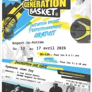 Stage d'initiation et perfectionnement au Basket