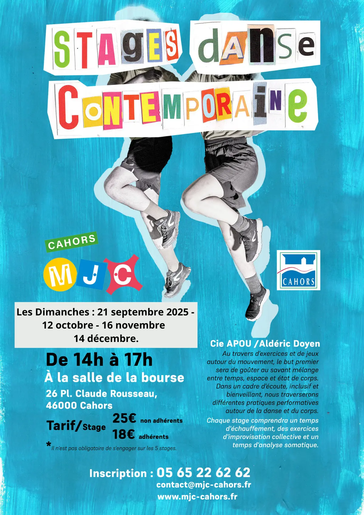 Stage danse contemporaine - MJC Cahors