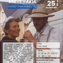 Stage Danse : D'un corps, l'autre avec le chorégraphe Thierry Thieu Niang
