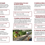 Stage de badigeon à la chaux