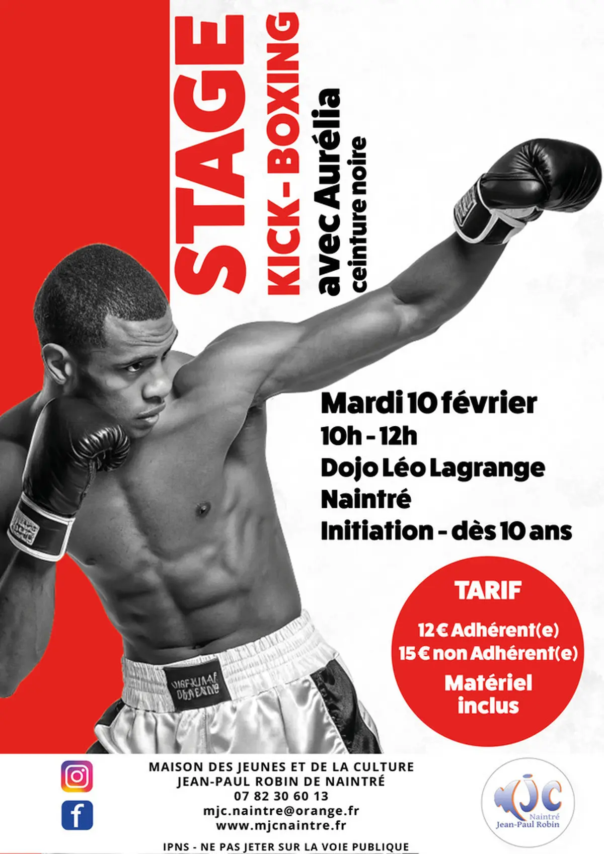 Stage de boxe avec Aurélia