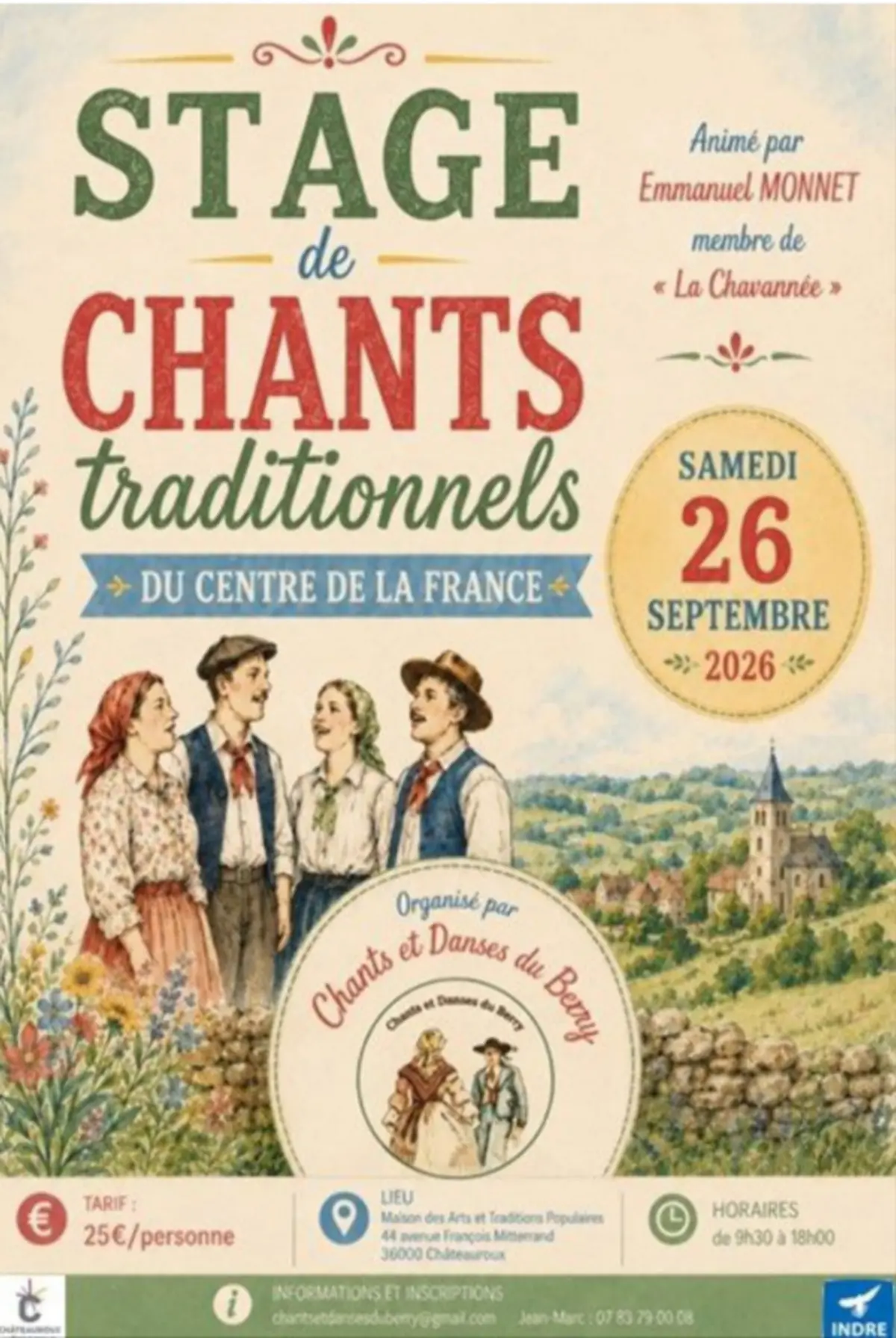 Stage de Chants Traditionnels du Centre France