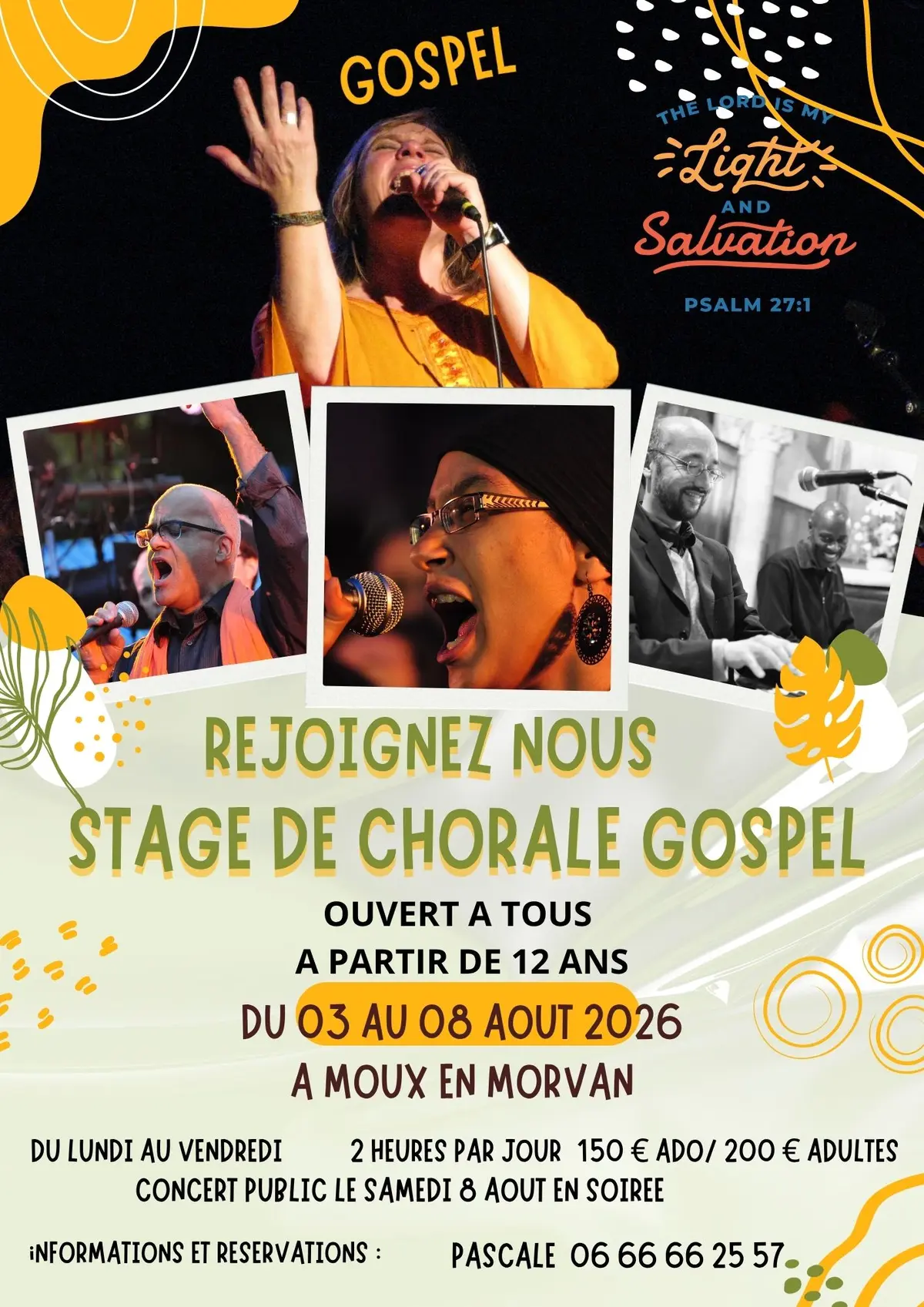 Stage de chorale gospel