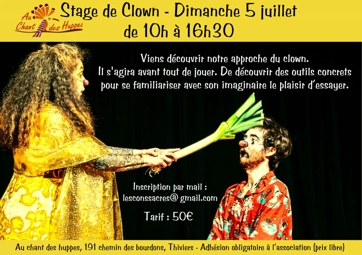 Stage de Clown avec la Cie Les ConsSacrés