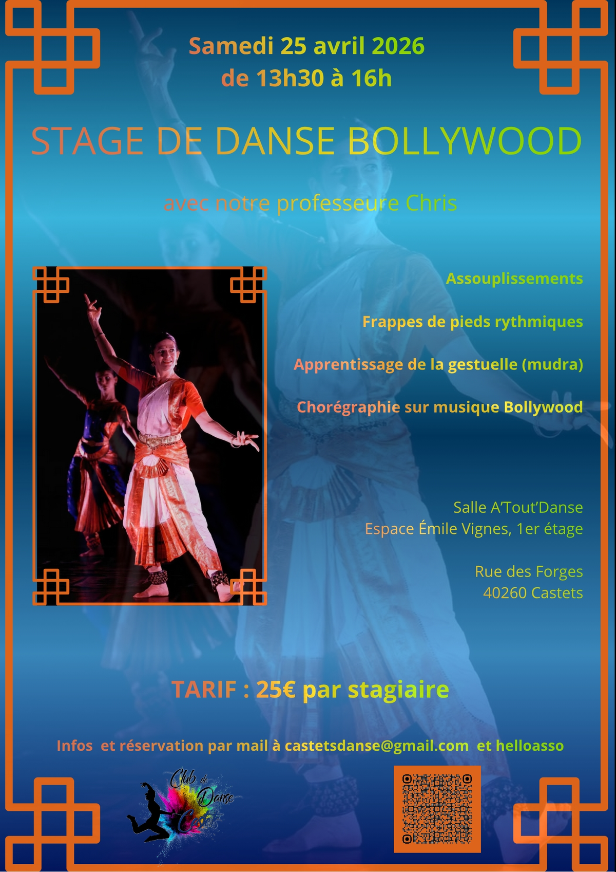 Stage de danse Bollywood