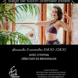 Stage de danse de fusion orientale tribale