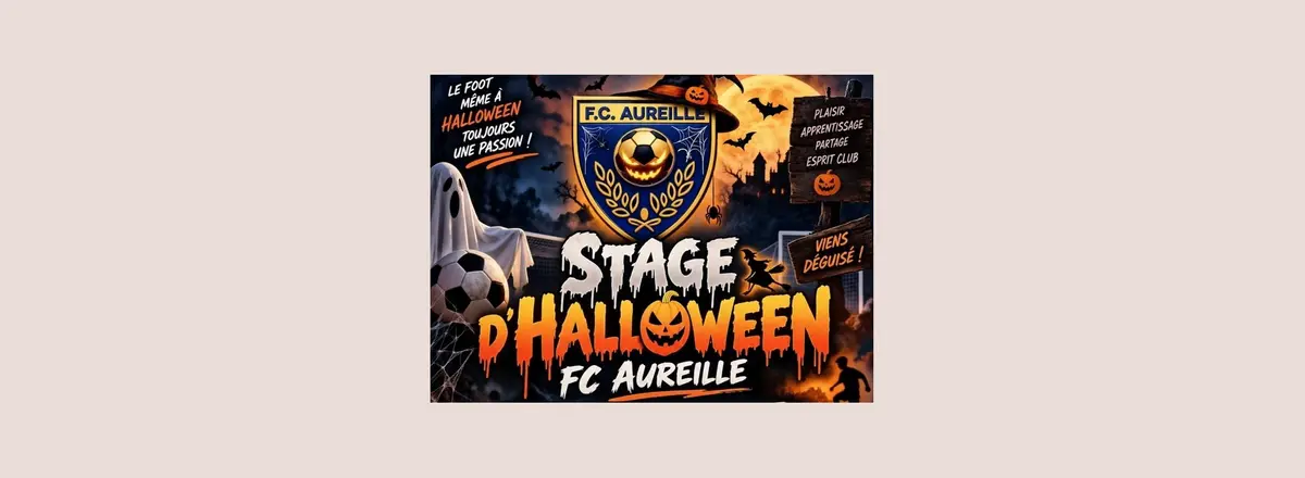 Stage de foot Halloween