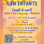 Stage de gym enfants avec la MJC